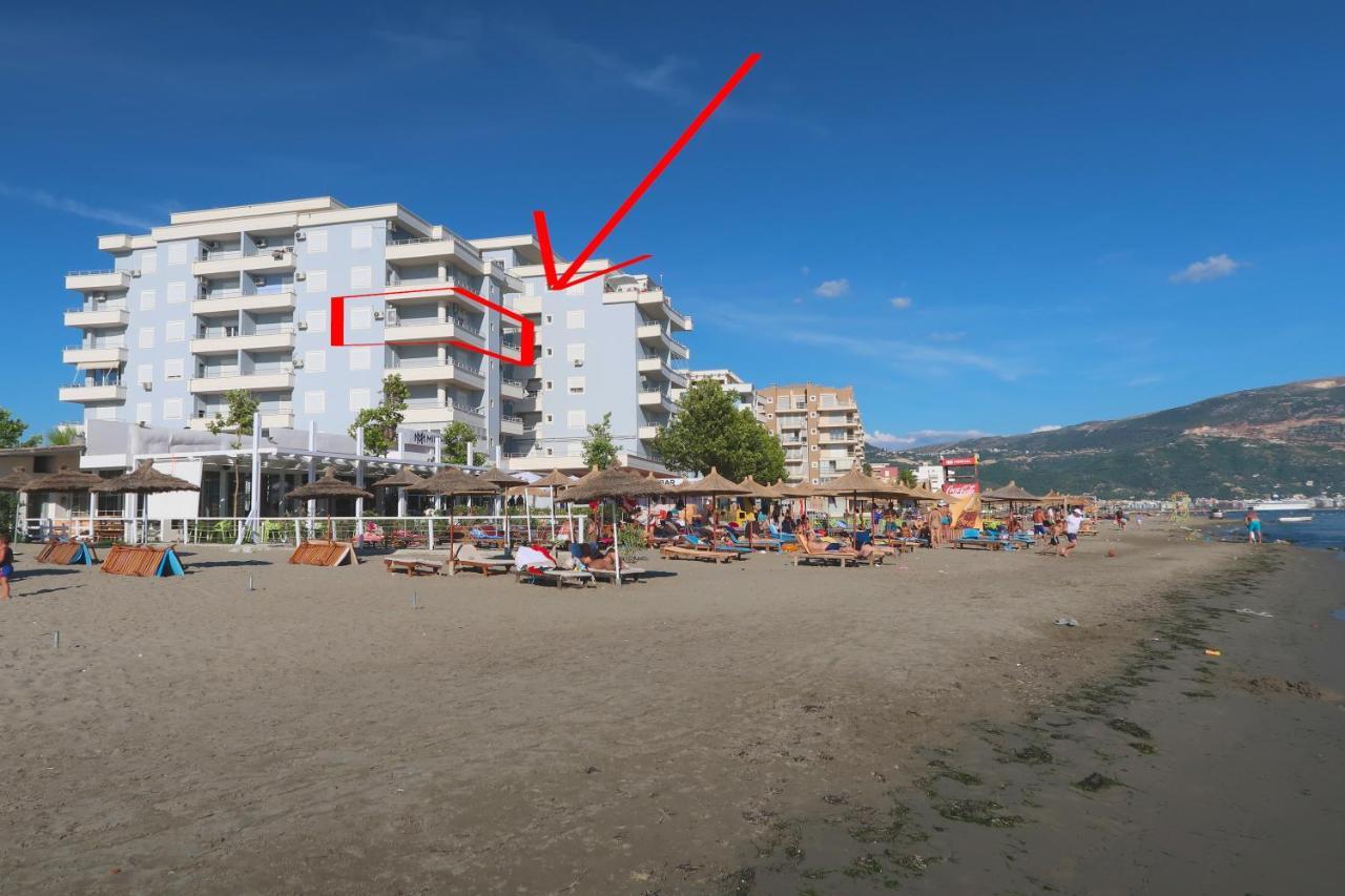 On The Beach Vlorë Exteriör bild